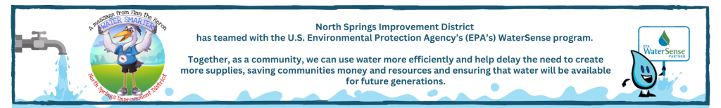 Watersense Program Water Smarter - North Springs Improvement District